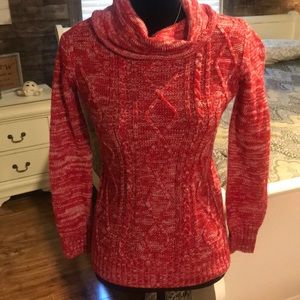 Red Camel Girls Cowl Neck Sweater